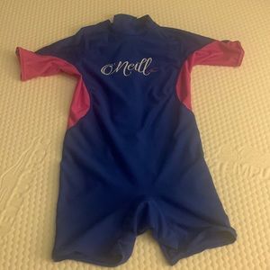 Toddler wetsuit swimsuit rash guard size 2